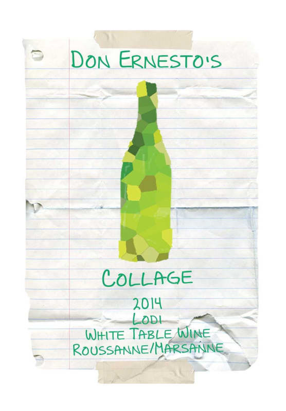 Hagafen Collage White Table Wine 2014 Front Label