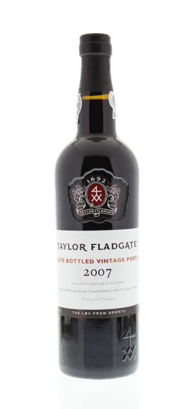 Taylor Fladgate Late Bottled Vintage Port 2007 Front Bottle Shot