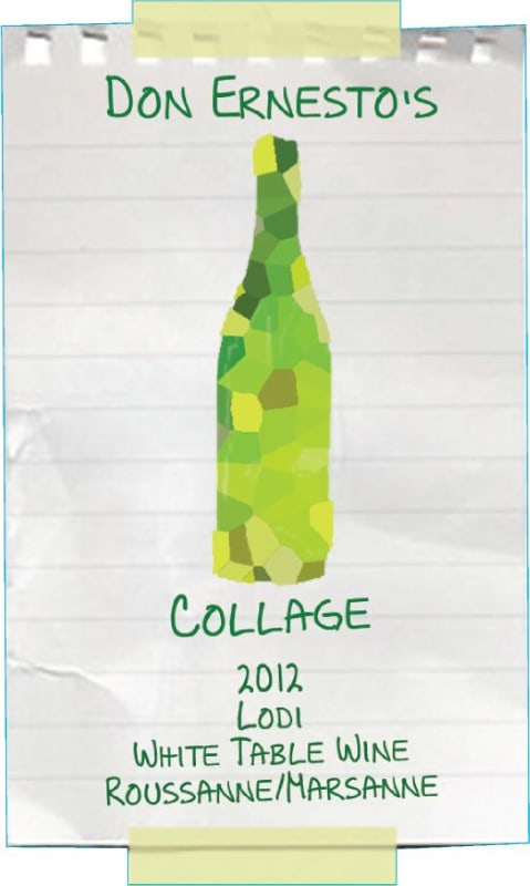 Hagafen Collage White Table Wine 2012 Front Label