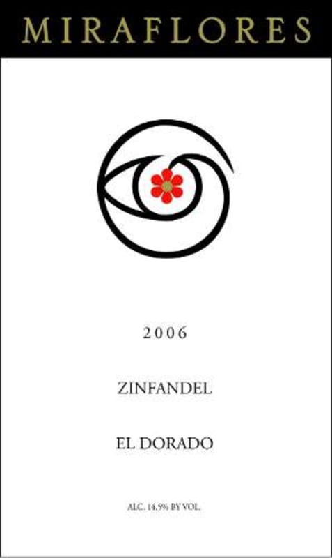 Miraflores El Dorado Zinfandel 2006 Front Label