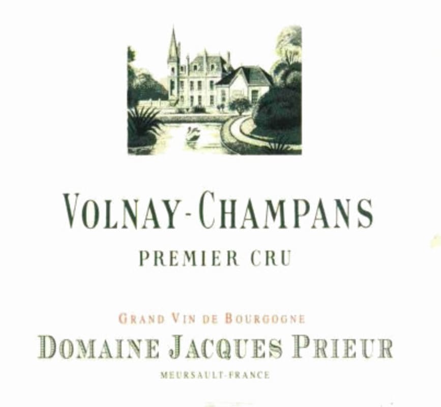 Jacques Prieur Volnay-Champans Premier Cru 2010 Front Label