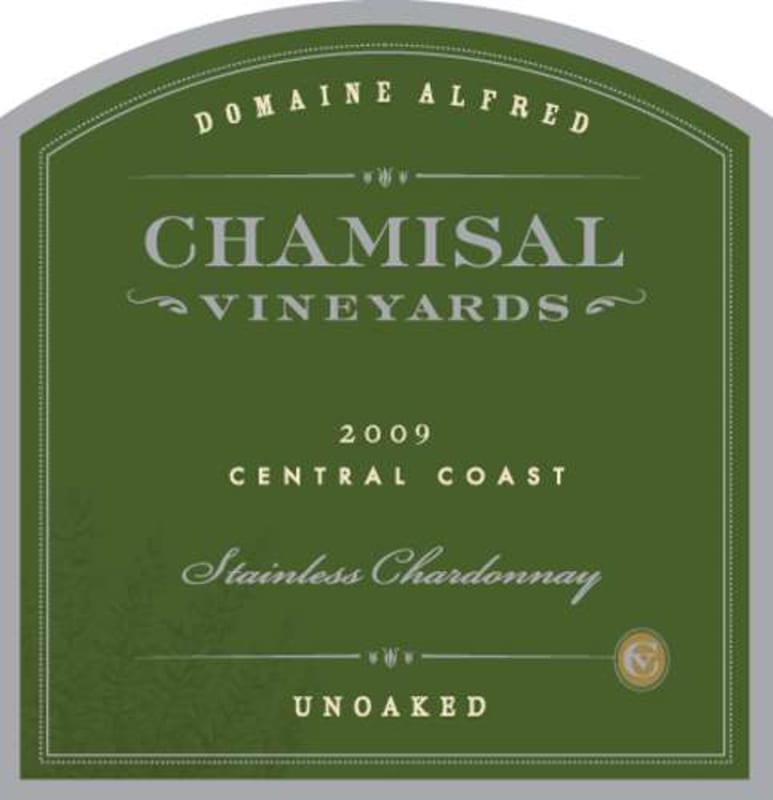Chamisal Vineyards Stainless Chardonnay 2009 Front Label