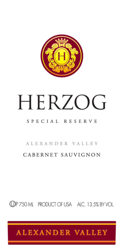 Baron Herzog Special Reserve Cabernet Sauvignon (OU Kosher) 2006 Front Label