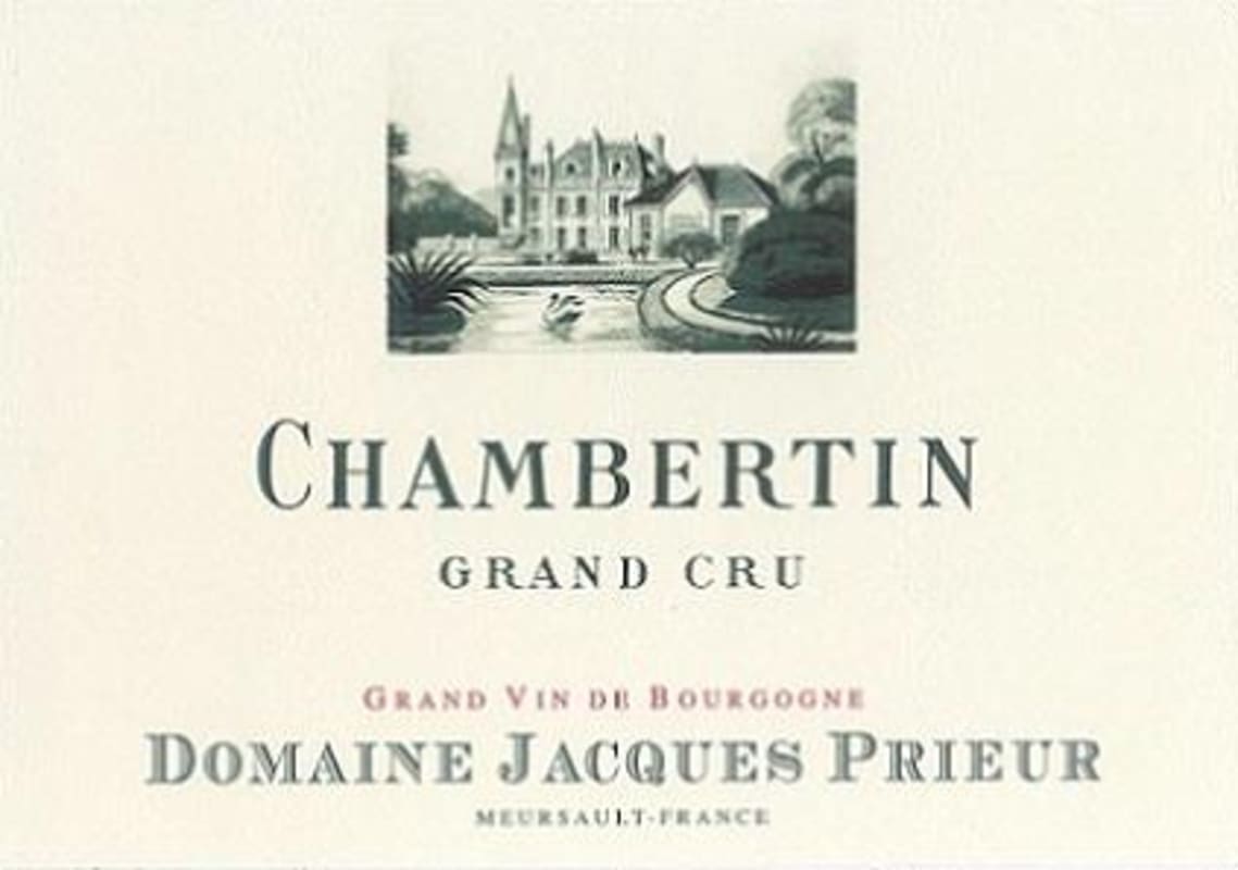 Jacques Prieur Chambertin Grand Cru 2013 Front Label