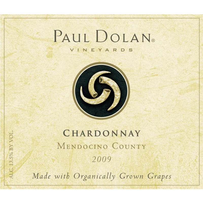 Paul Dolan Vineyards Chardonnay 2009 Front Label