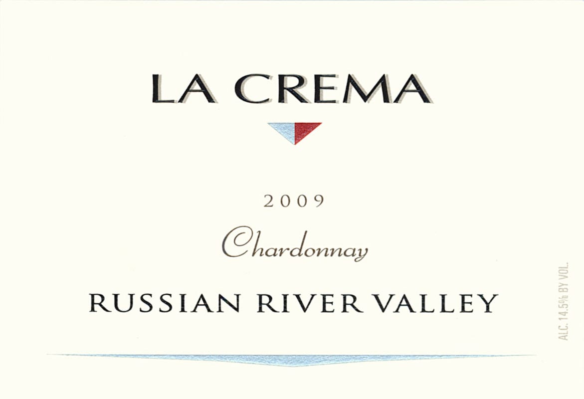 La Crema Russian River Chardonnay 2009 Front Label