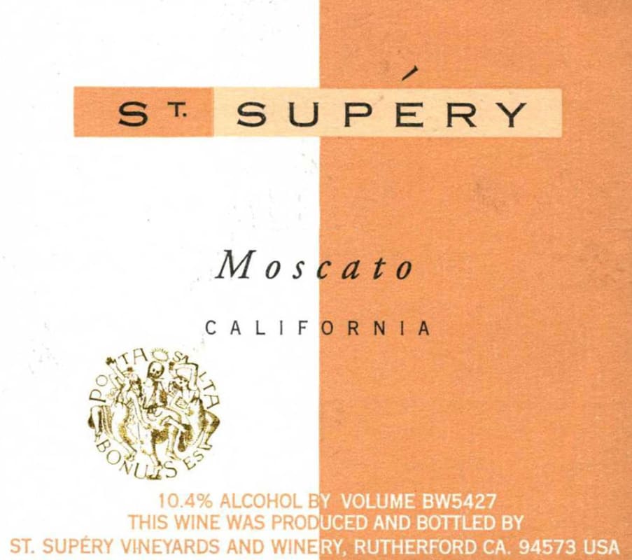 St. Supery Moscato 2010 Front Label