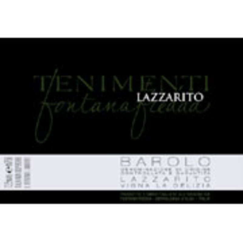 Fontanafredda Lazzarito Barolo 2004 Front Label