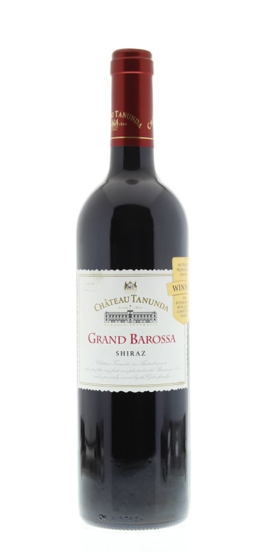 Chateau Tanunda Grand Barossa Shiraz 2008 Front Bottle Shot