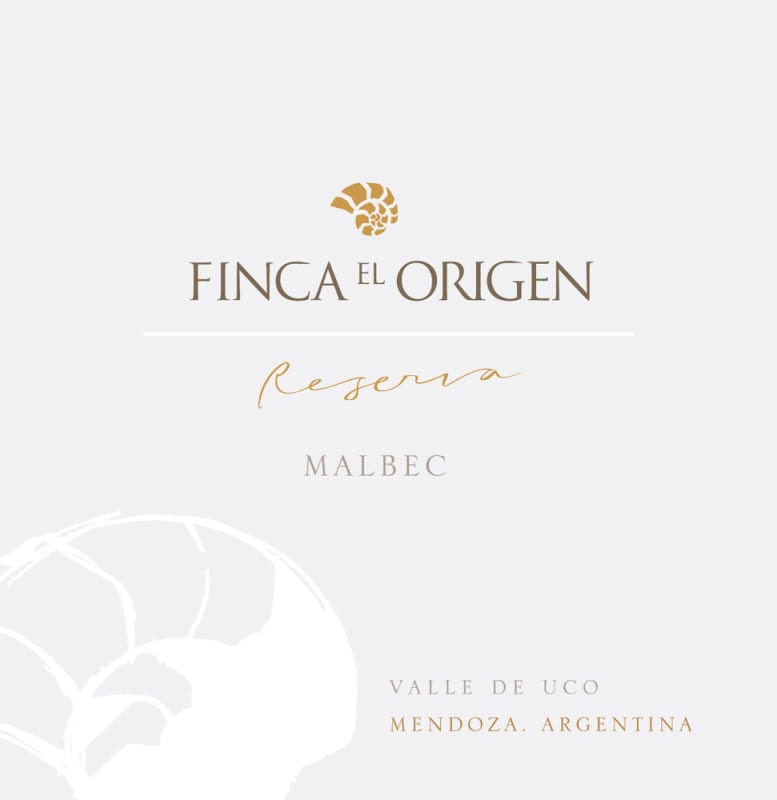 Finca El Origen Reserva Malbec 2010 Front Label