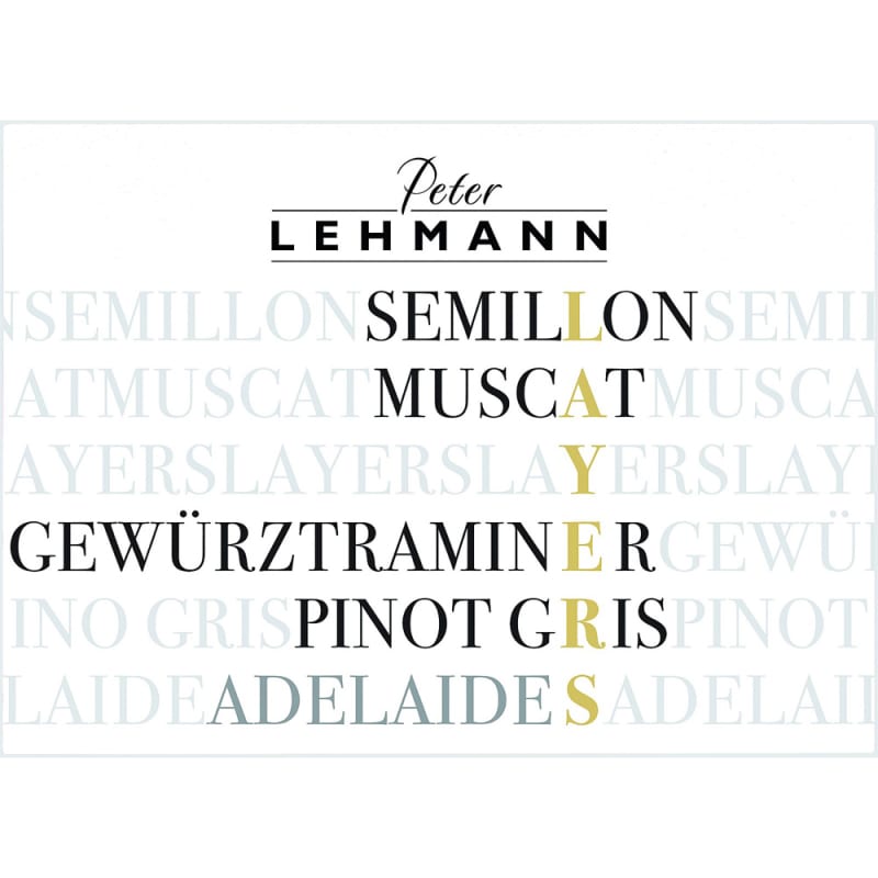 Peter Lehmann Layers White 2011 Front Label