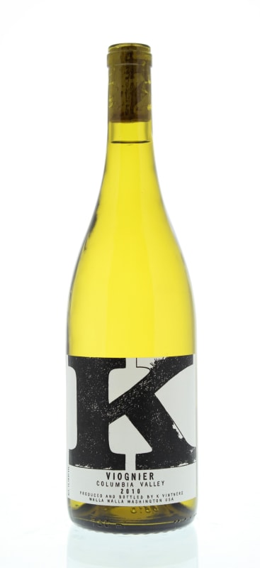 K Vintners Viognier 2010 Front Bottle Shot