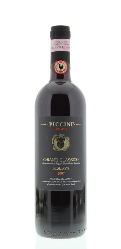 Piccini Chianti Classico Riserva 2007 Front Bottle Shot