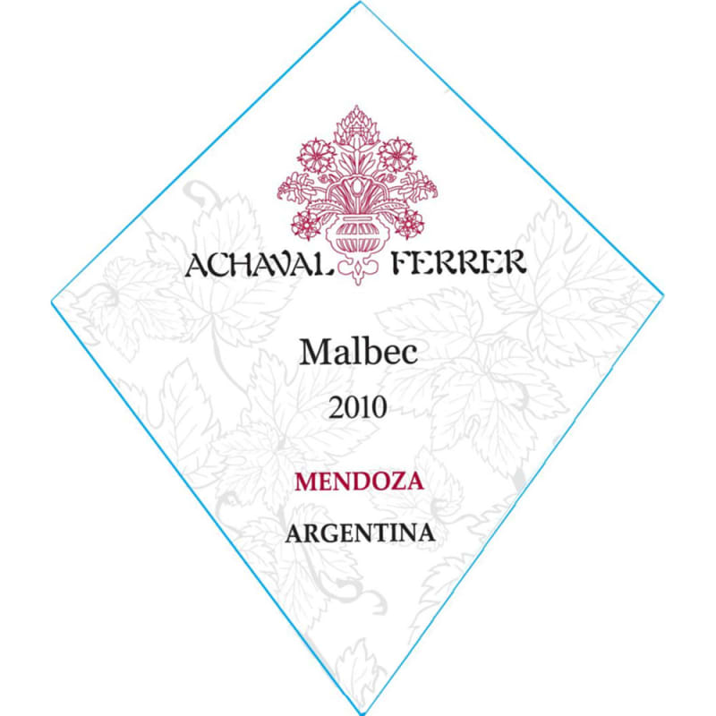 Achaval Ferrer Mendoza Malbec 2010 Front Label