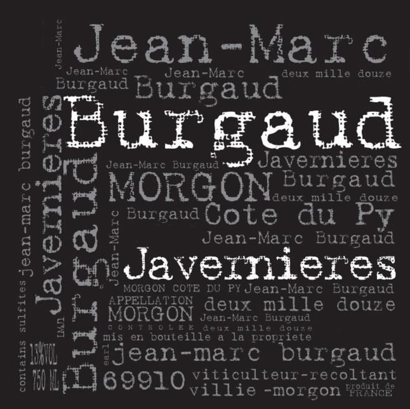 Jean-Marc Burgaud Morgon Cote du Py Javernieres 2013 Front Label