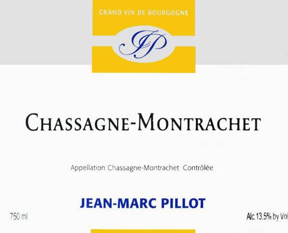 Domaine Jean-Marc Pillot Chassagne-Montrachet 2014 Front Label
