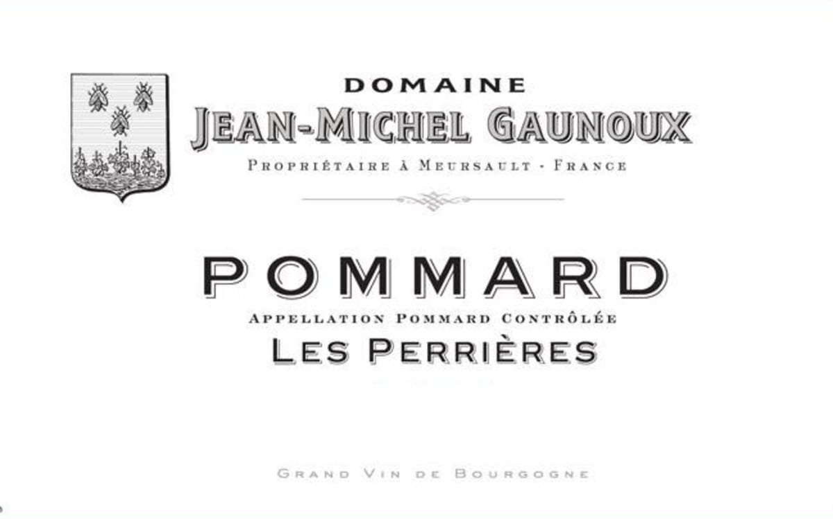 Jean-Michel Gaunoux Pommard Les Perrieres 2010 Front Label