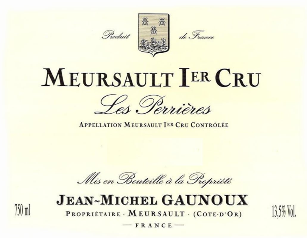 Jean-Michel Gaunoux Pommard Les Perrieres 2006 Front Label