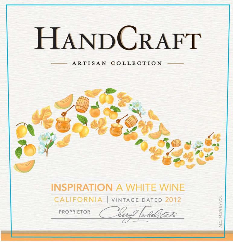HandCraft Inspiration White 2012 Front Label