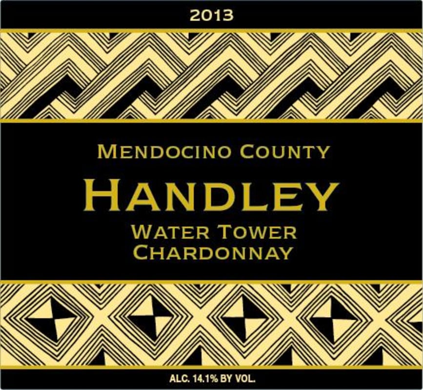 Handley Water Tower Chardonnay 2013 Front Label