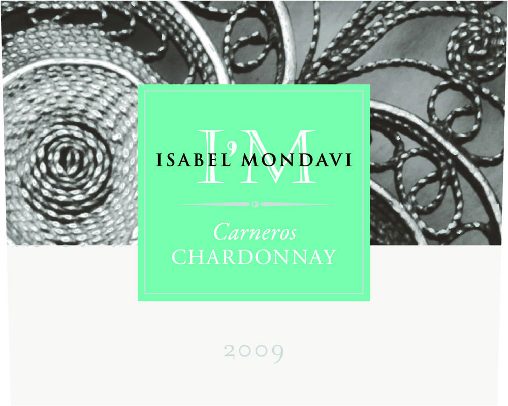 Isabel Mondavi Chardonnay 2009 Front Label