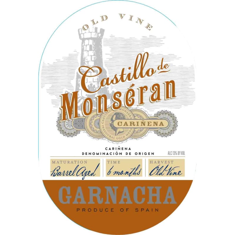 Castillo de Monseran Old Vine Garnacha 2009 Front Label