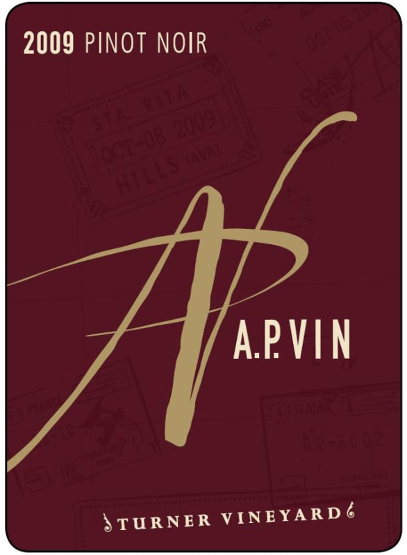 A.P. Vin Turner Vineyard Pinot Noir 2009 Front Label