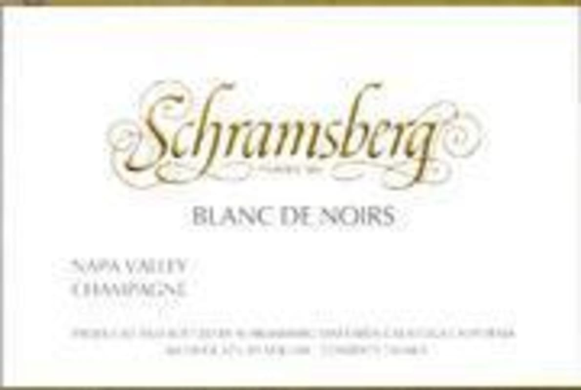 Schramsberg Blanc de Noirs 1996 Front Label