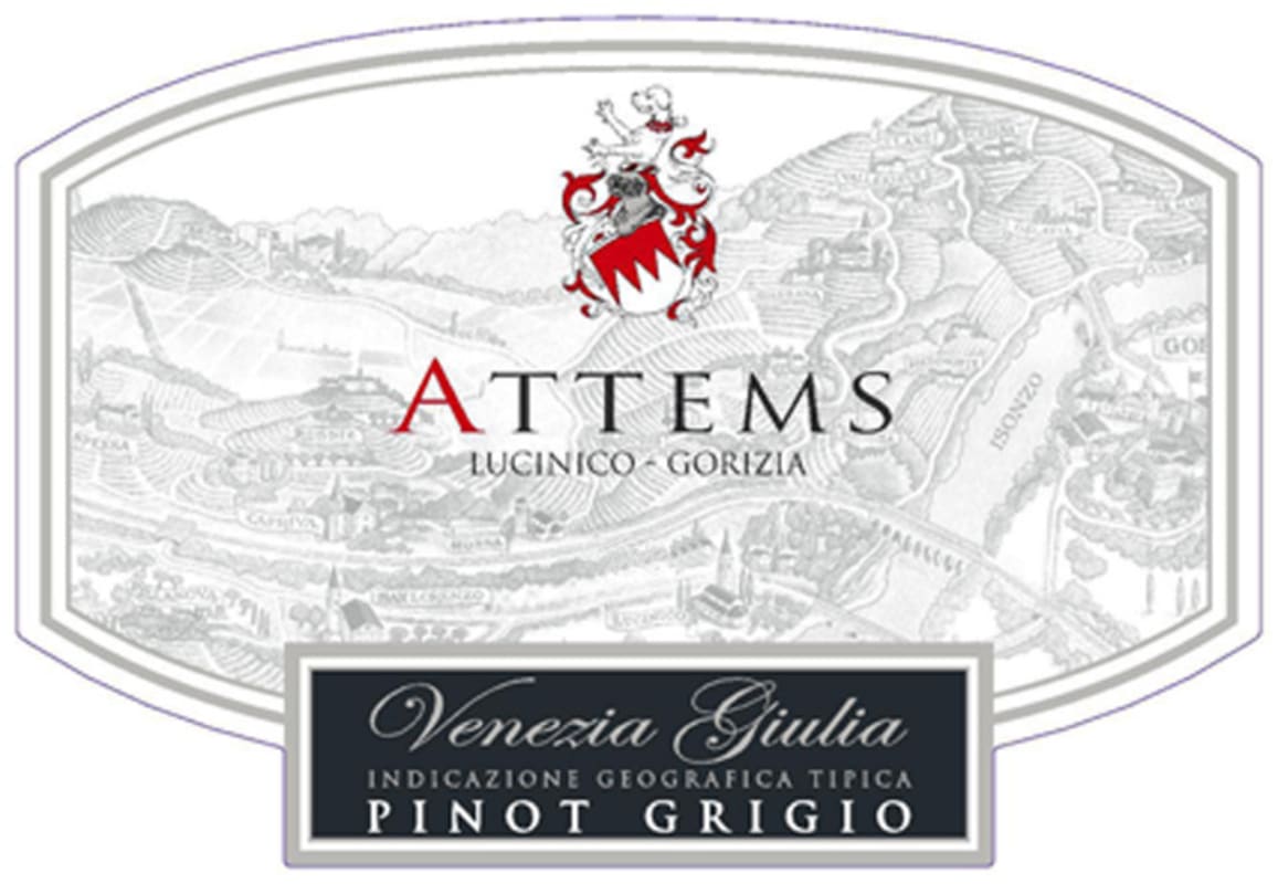 Attems Pinot Grigio 2010 Front Label
