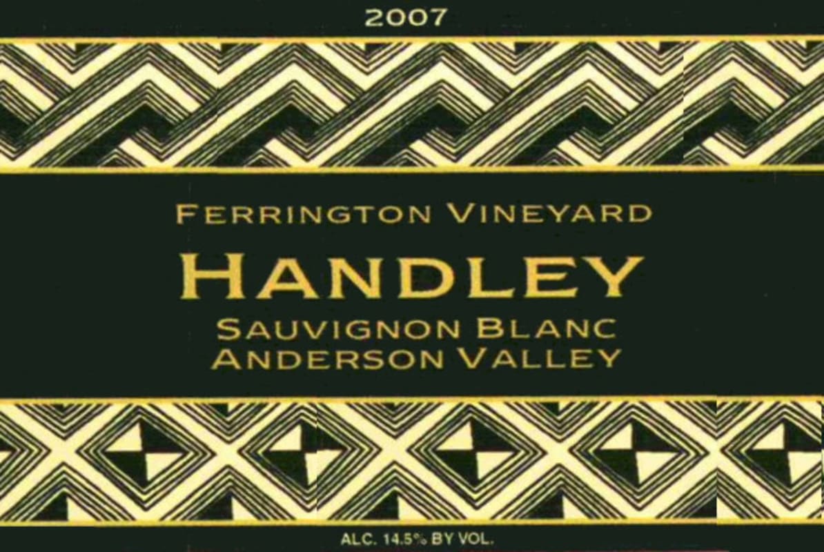 Handley Ferrington Vineyard Sauvignon Blanc 2007 Front Label