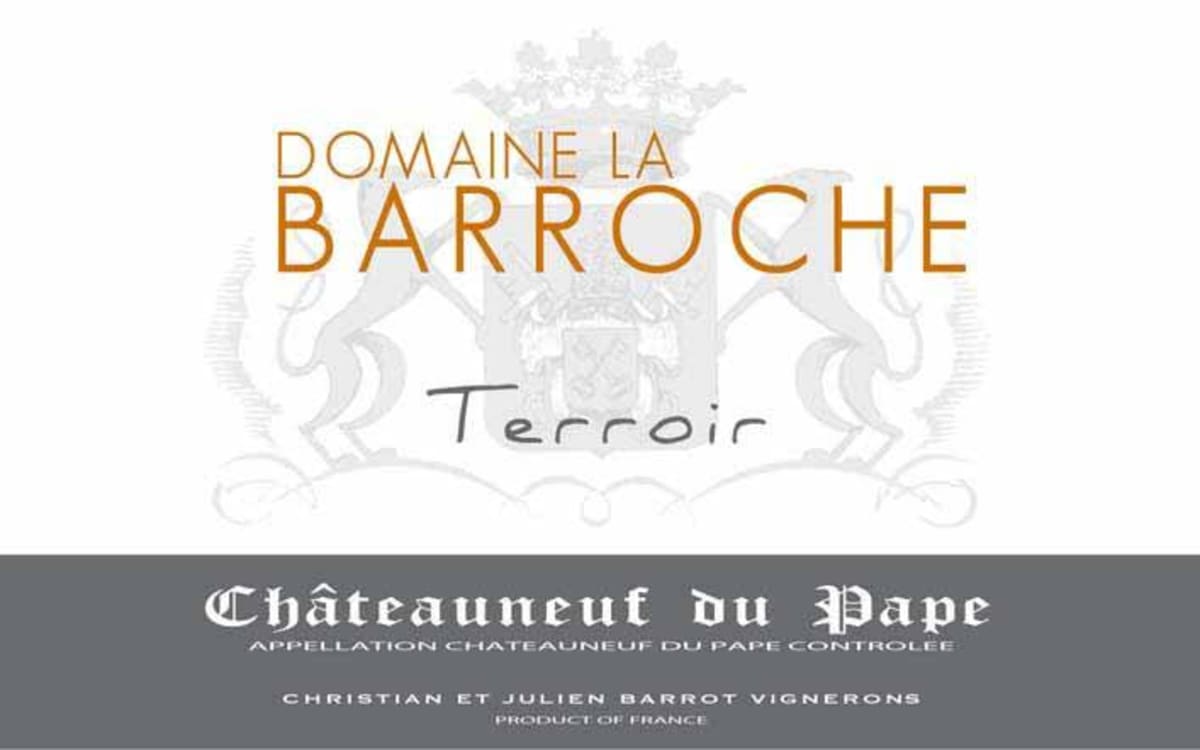 Domaine La Barroche Chateauneuf-du-Pape Terroir 2008 Front Label