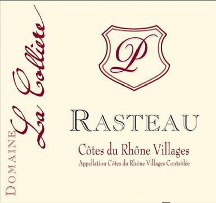 La Colliere Rasteau 2012 Front Label