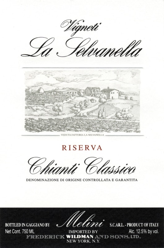 Fattorie Melini Chianti Classico Riserva La Selvanella 2006 Front Label
