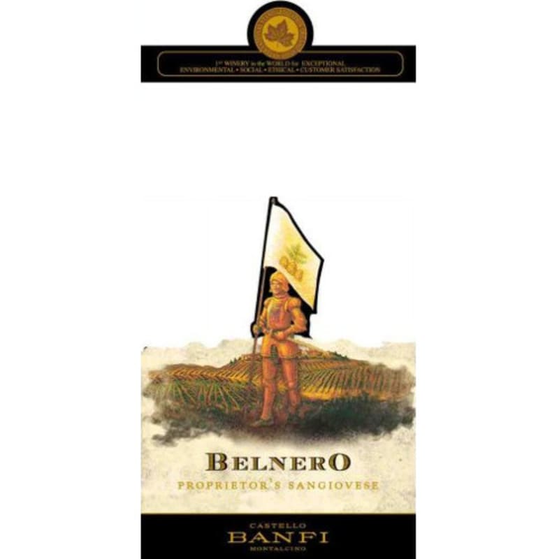 Banfi Belnero Toscana 2006 Front Label