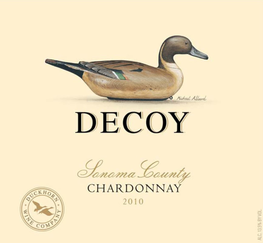 Decoy Sonoma Chardonnay 2010 Front Label