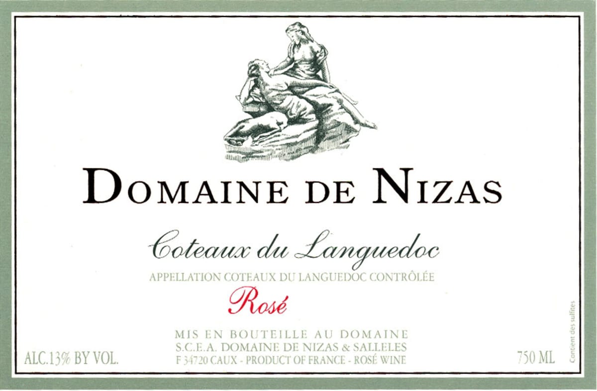 Domaine de Nizas Rose 2010 Front Label
