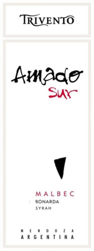 Trivento Amado Sur 2009 Front Label