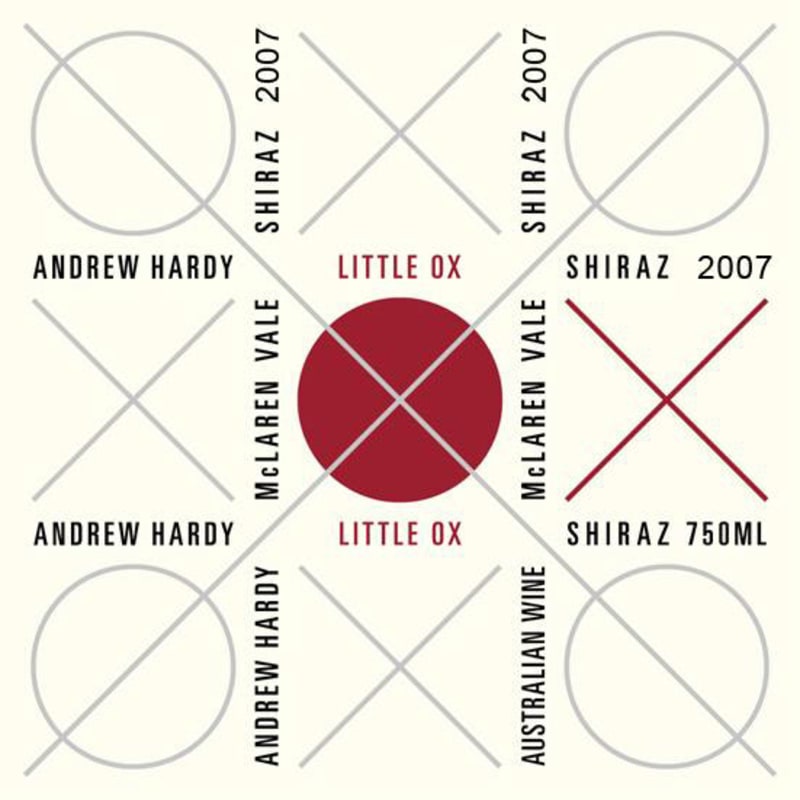Andrew Hardy Little Ox Shiraz 2007 Front Label