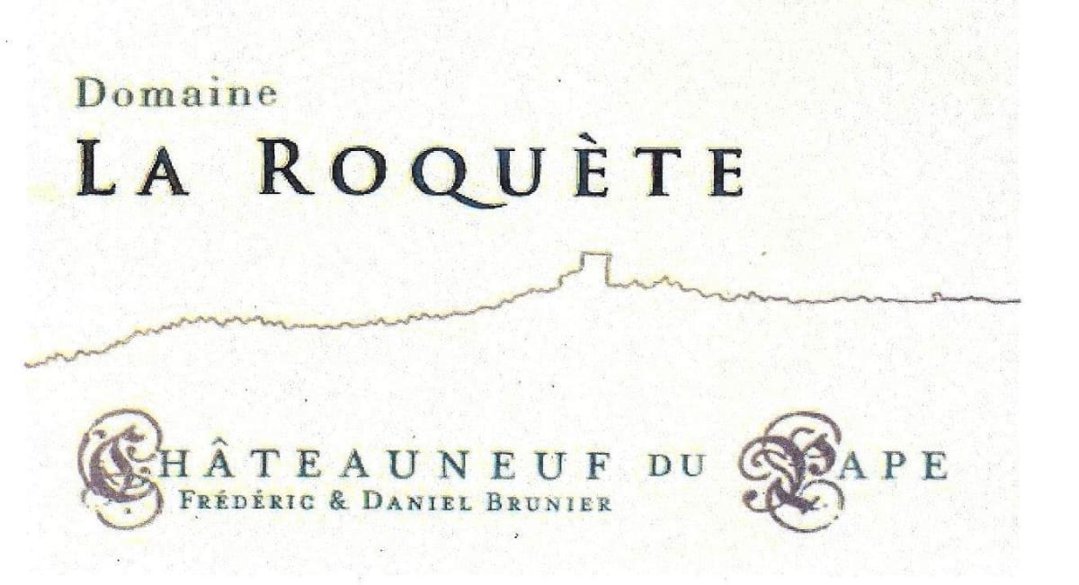 Dom. la Roquette Chateauneuf-du-Pape 2014 Front Label