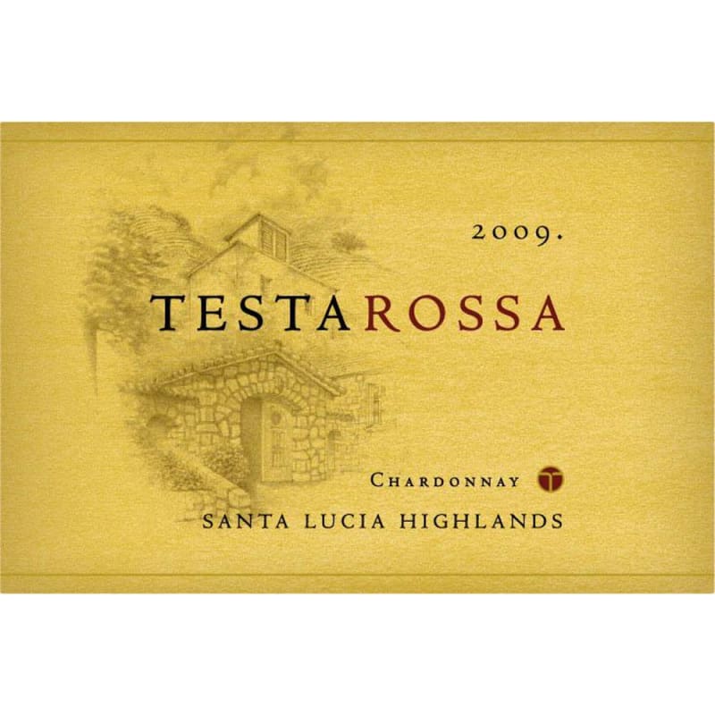 Testarossa Santa Lucia Highlands Chardonnay 2009 Front Label