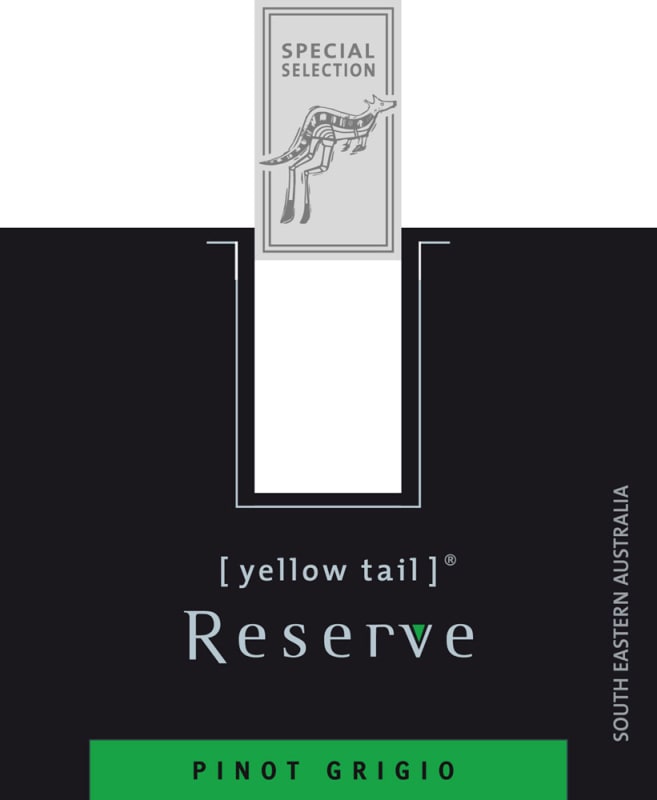 Yellow Tail The Reserve Pinot Grigio 2009 Front Label