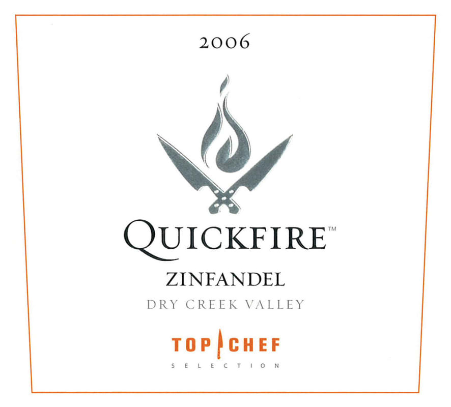 Top Chef Quickfire Zinfandel 2006 Front Label