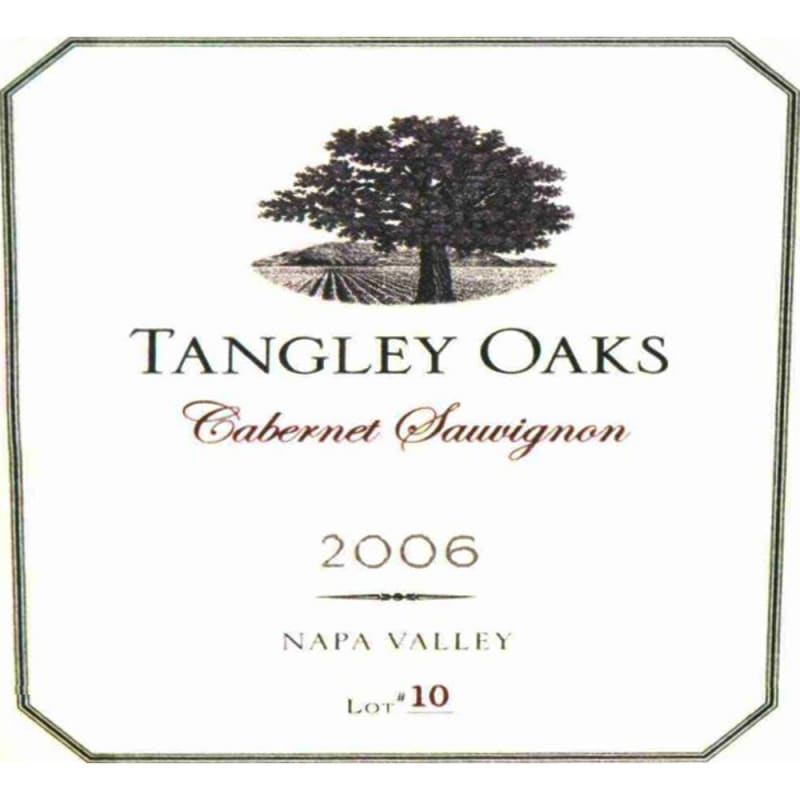 Tangley Oaks Cabernet Sauvignon 2006 Front Label
