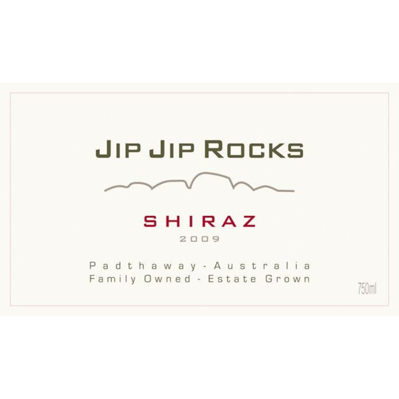 Jip Jip Rocks Shiraz 2009 Front Label