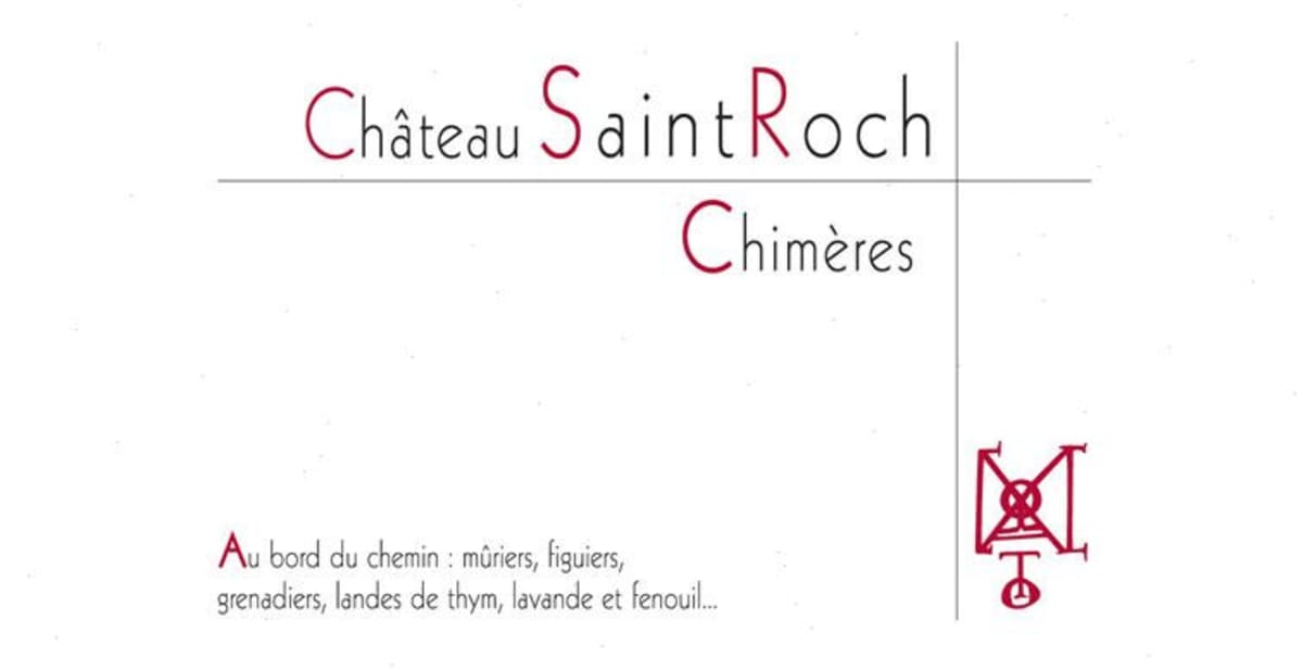 Chateau Saint-Roch Chimeres 2014 Front Label