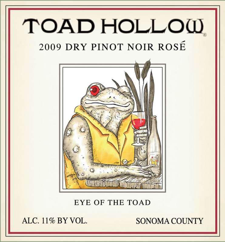 Toad Hollow Eye of the Toad Dry Rose of Pinot Noir 2010 Front Label