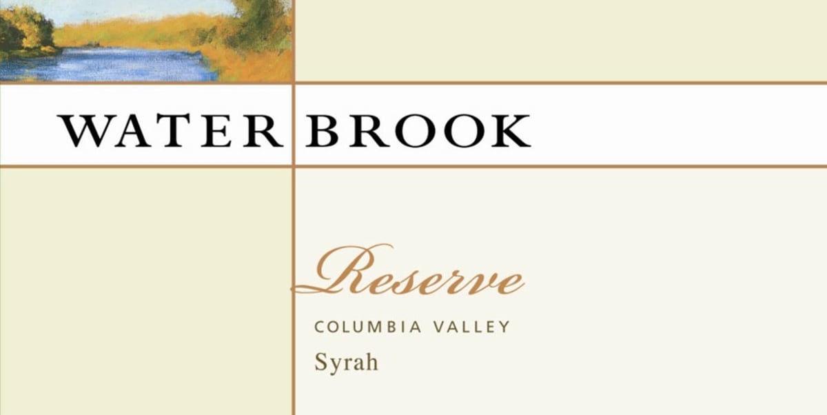 Waterbrook Reserve Syrah 2007 Front Label