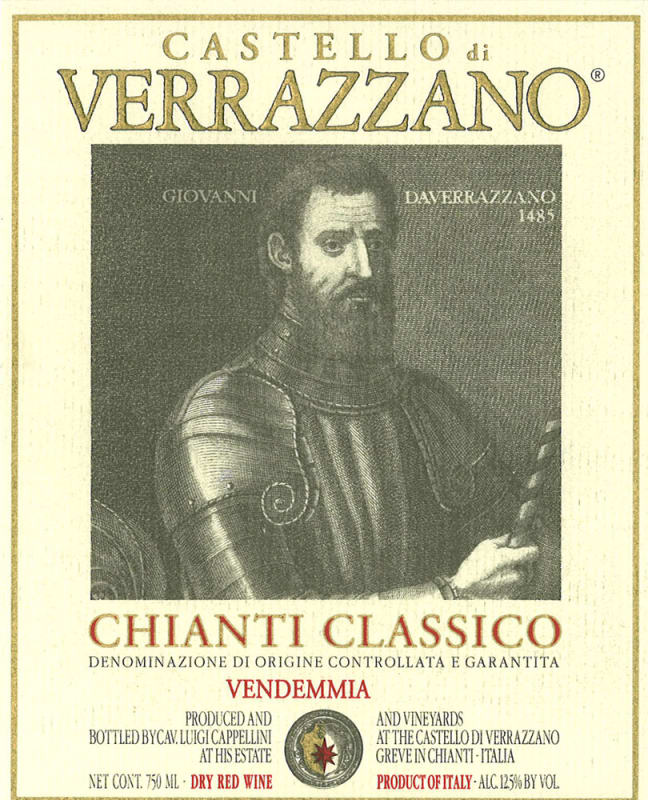 Castello di Verrazzano Chianti Classico 2008 Front Label