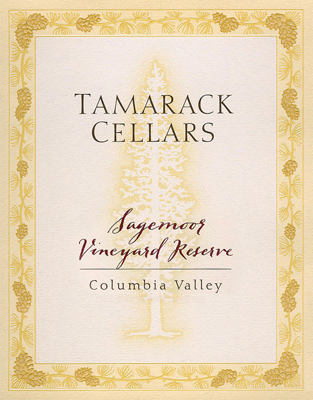 Tamarack Cellars Sagemoor Vineyard Reserve 2006 Front Label