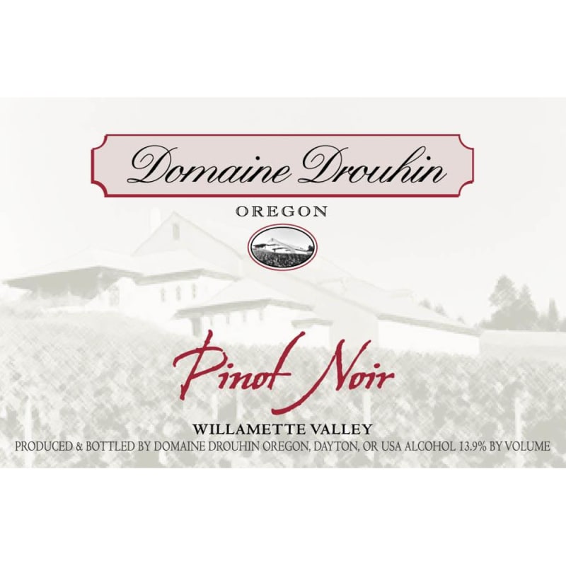 Domaine Drouhin Oregon Pinot Noir (375ML half-bottle) 2008 Front Label